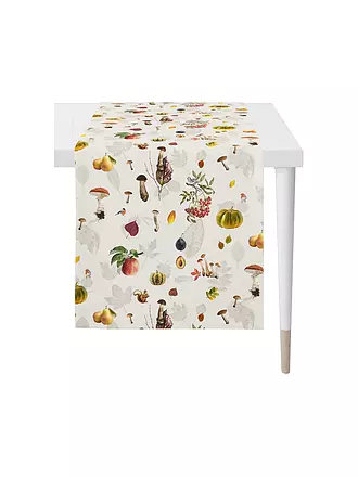 APELT | Tischläufer 140x48cm SEASON Apricot | weiss